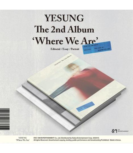 YESUNG - Where We Are (Photobook Ver.)
