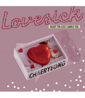CHAERYEONG (ITZY) - Lovesick (HEART TIN-CASE CANDLE Ver.)