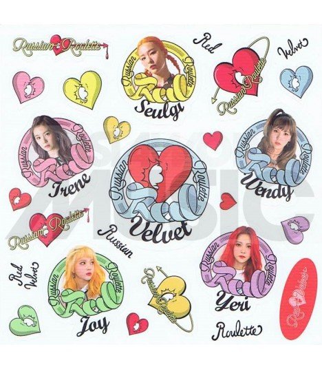Red Velvet - Set de stickers (RUSSIAN ROULETTE)