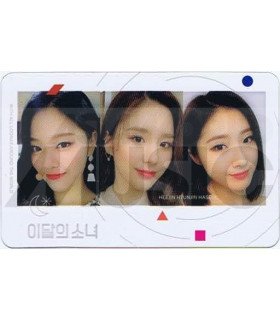 LOONA - Carte transparente HYUNJIN X HEEJIN X HASEUL (DAILY LOONA)