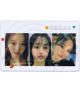 LOONA - Carte transparente GOWON X CHUU X OLIVIA HYE (DAILY LOONA)