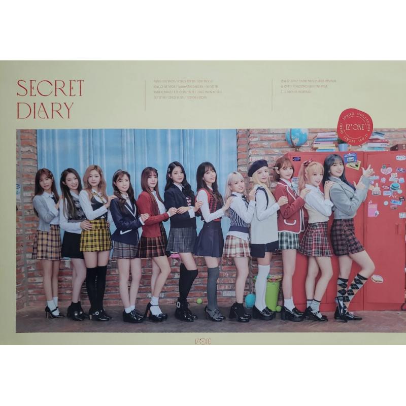 [Poster officiel] IZ*ONE - Spring Collection : Secret Diary / PHOTOBOOK