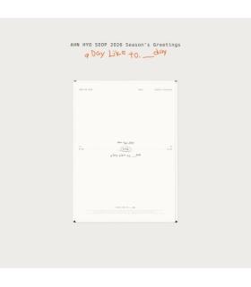 AHN HYO SEOP- 2026 SEASON'S GREETINGS [A DAY LIKE TO.___DAY]