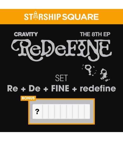 [STARSHIP SQUARE SET] CRAVITY - ReDeFINE (Re+De+FINE+redefine Ver.)